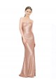 Billigste Roségold A-Linien Paillette Lange Formale Brautjungfernkleider / Abendkleider / Abiballkleider